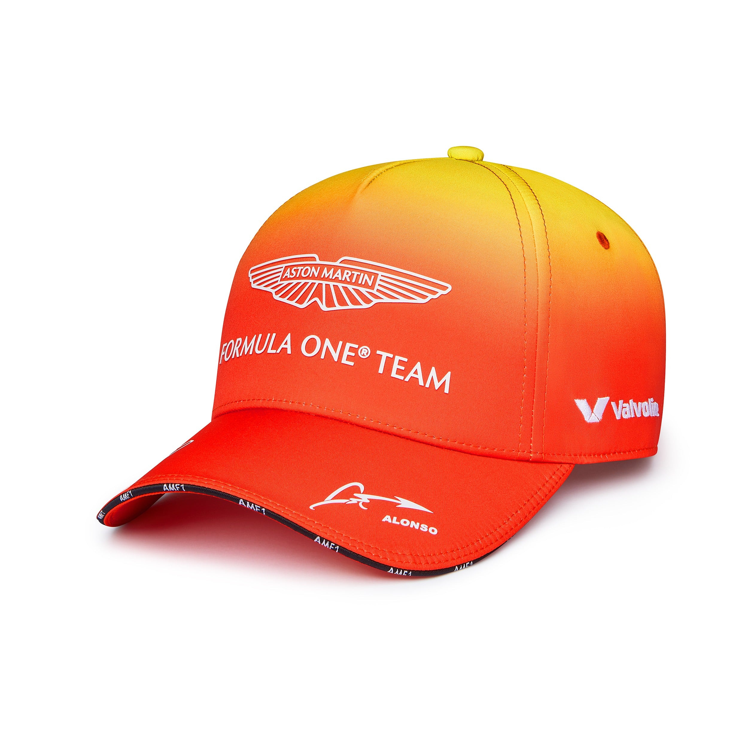 Aston Martin F1 Team 2024 Fernando Alonso Barcelona Spanish GP Hat Orange