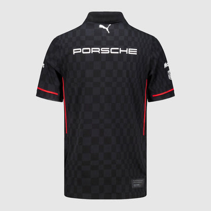 Porsche Motorsport Men's Team Polo Shirt Black