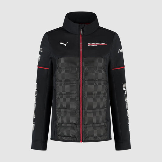Porsche Motorsport Women's Team Hybrid Jacket Black