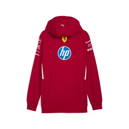 Scuderia Ferrari F1 Kid's Team Hooded Sweatshirt Dark Red