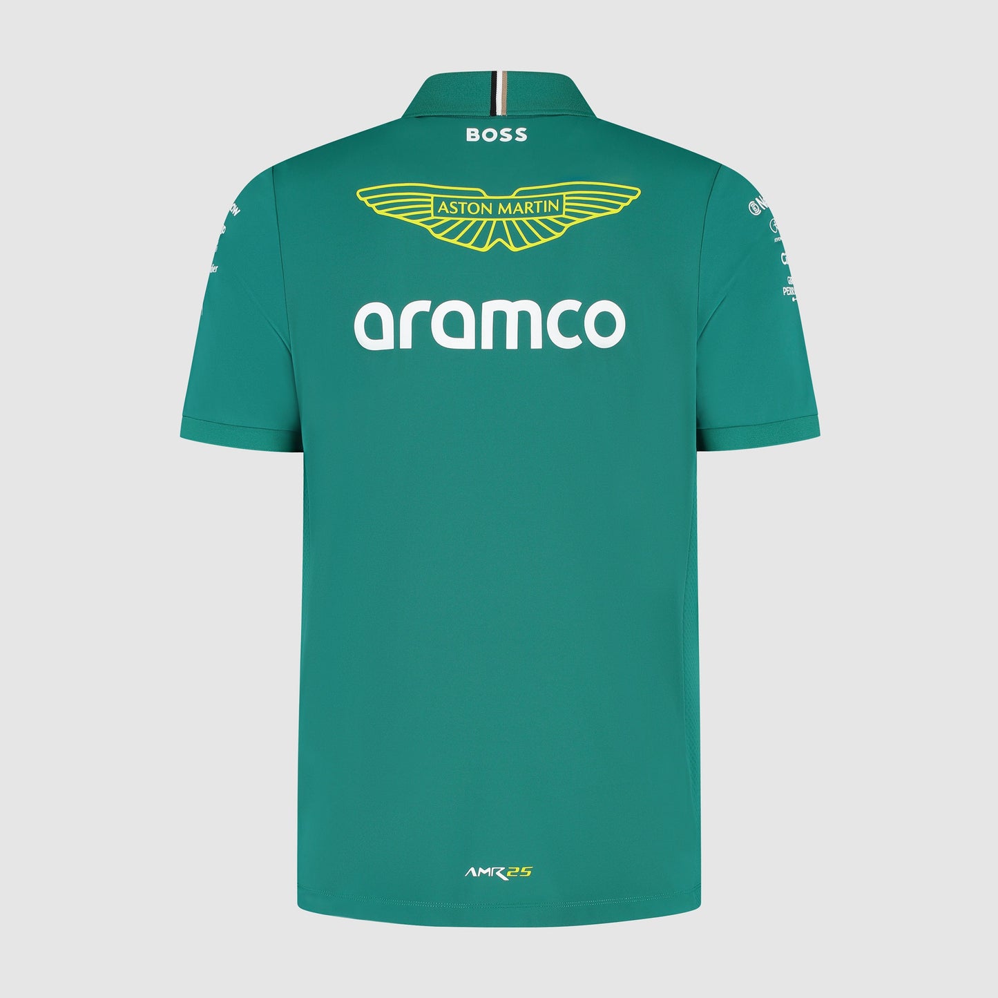 Aston Martin F1 2025 Men's Team Polo Shirt Green
