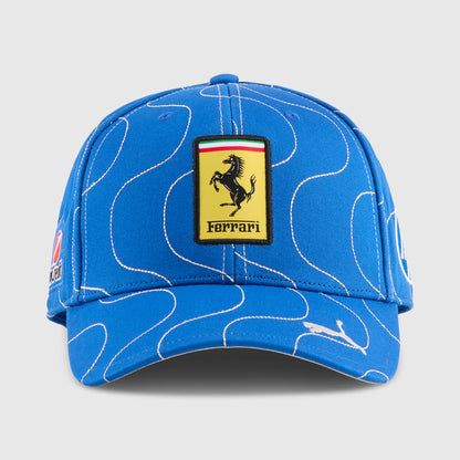Scuderia Ferrari 2025 Team Special Edition Monza Cap Blue