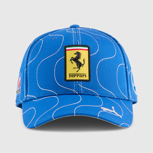 Scuderia Ferrari 2025 Team Special Edition Monza Cap Blue