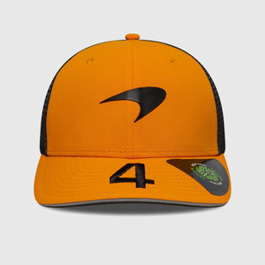 McLaren Racing F1 2025 Adult Lando Norris Team Hat Orange