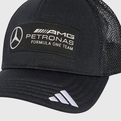Mercedes AMG Petronas F1 Trucker Hat Black