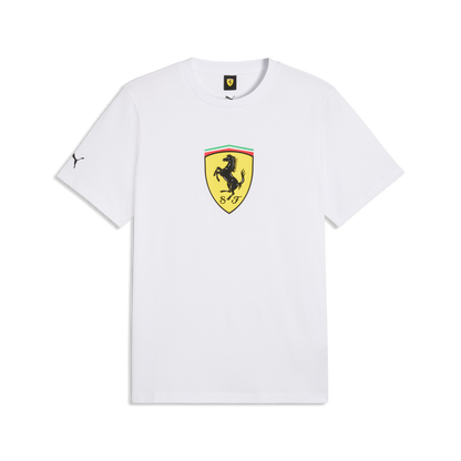 Scuderia Ferrari F1 Fanwear Large Shield T-Shirt White