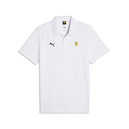 Scuderia Ferrari F1 Men's Fanwear Polo Shirt White