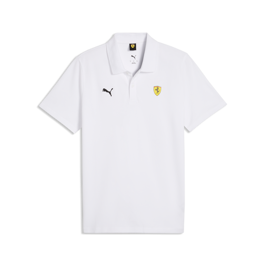 Scuderia Ferrari F1 Men's Fanwear Polo Shirt White