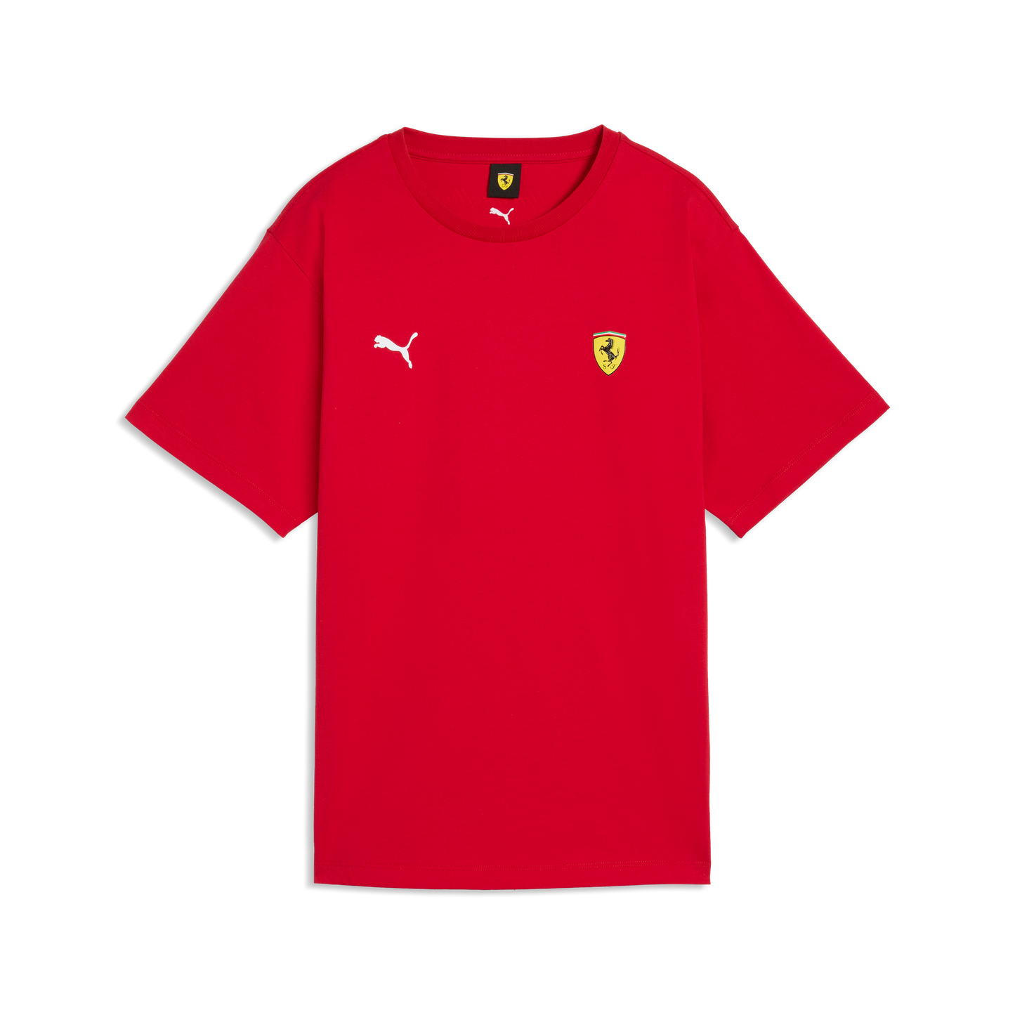 Scuderia Ferrari F1 Women's Small Shield T-Shirt Red