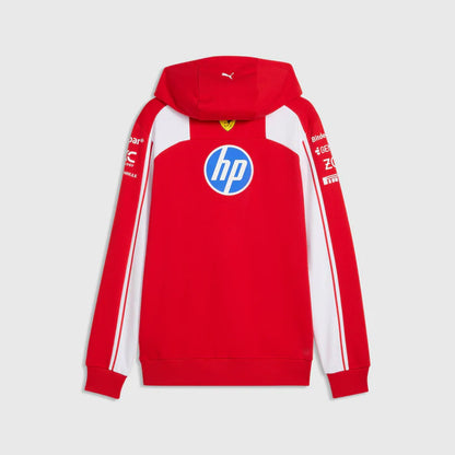 Scuderia Ferrari F1 2026 Kids Team Hooded Sweatshirt Red