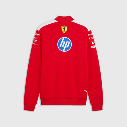 Scuderia Ferrari F1 2026 Men's Team 1/2 Zip Sweater Red