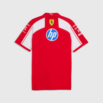 Scuderia Ferrari F1 2026 Women's Team Polo Shirt Red