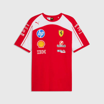 Scuderia Ferrari F1 2026 Kids Team T-Shirt Red