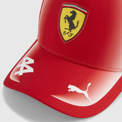 Scuderia Ferrari F1 2026 Lewis Hamilton Team Trucker Hat Red