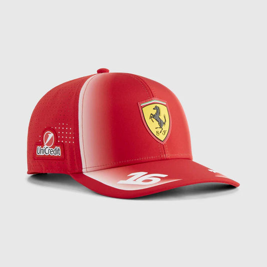 Scuderia Ferrari F1 2026 Charles Leclerc Team Hat Red