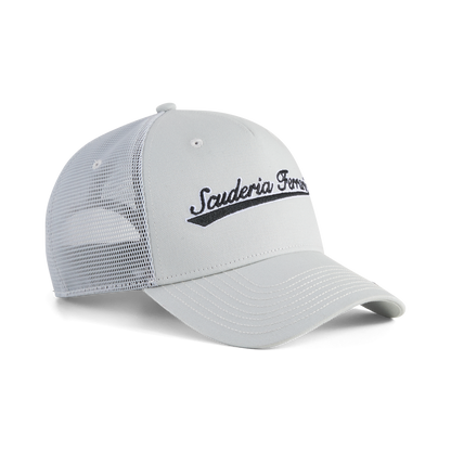 Scuderia Ferrari F1 Race Trucker Hat Light Grey