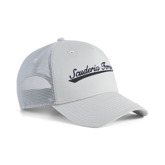 Scuderia Ferrari F1 Race Trucker Hat Light Grey