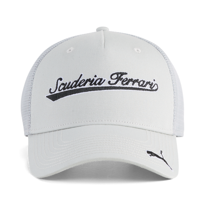 Scuderia Ferrari F1 Race Trucker Hat Light Grey