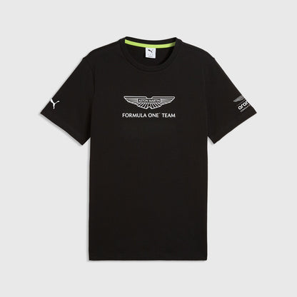 Aston Martin F1 Large Logo T-Shirt Black