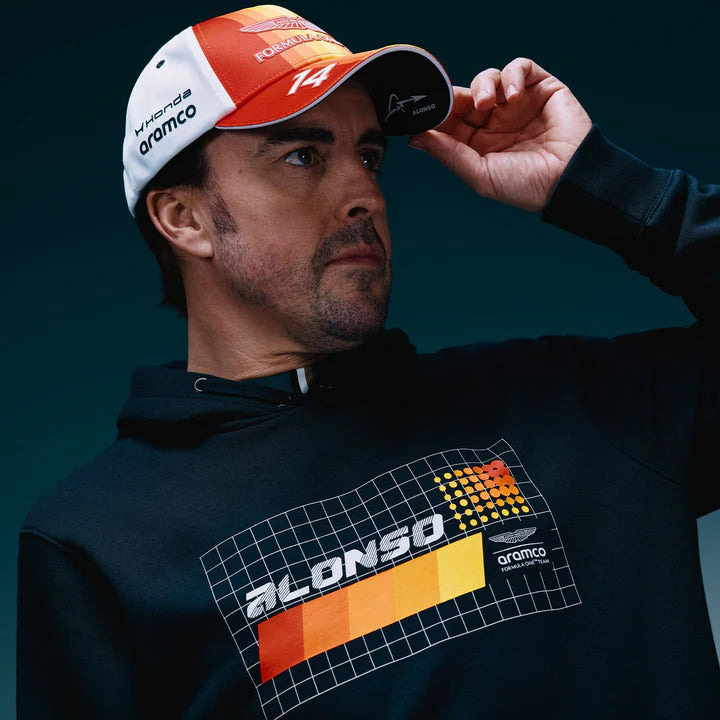 Aston Martin F1 Special Edition Fernando Alonso Spain GP Hat Orange/White