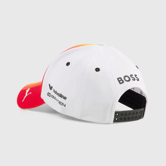 Aston Martin F1 Special Edition Fernando Alonso Spain GP Hat Orange/White