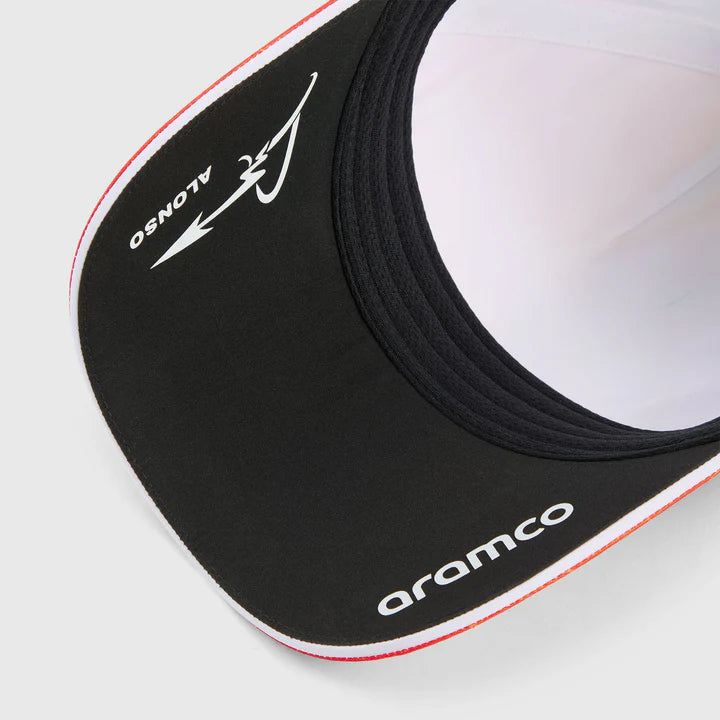 Aston Martin F1 Special Edition Fernando Alonso Spain GP Hat Orange/White