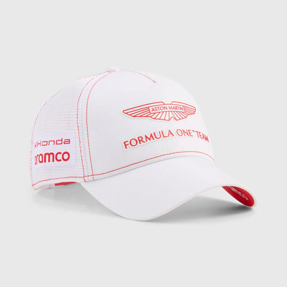 Aston Martin F1 2026 SE Canada GP Team Lance Stroll Driver Trucker Hat White