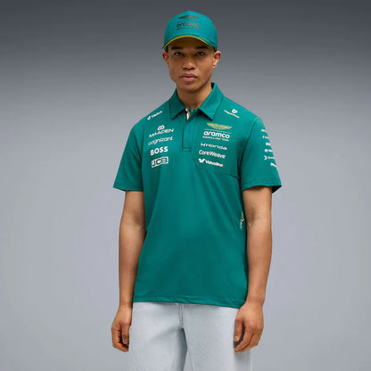 Aston Martin F1 2026 Team Polo Shirt Green