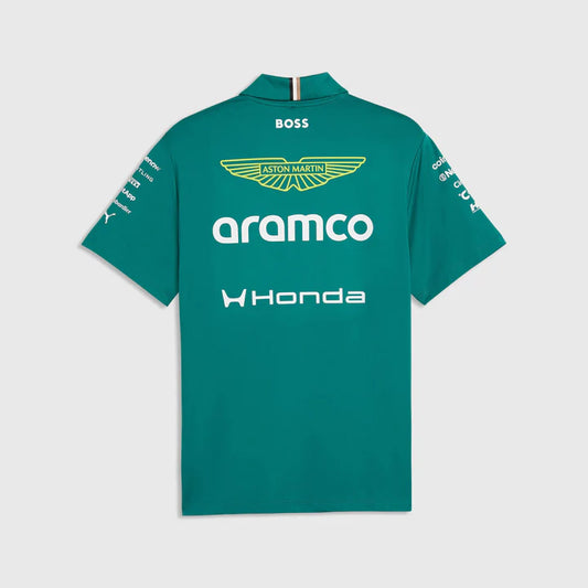 Aston Martin F1 2026 Team Polo Shirt Green