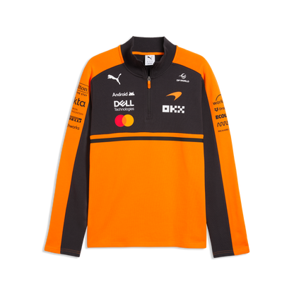 McLaren F1 Men's 2026 Team 1/2 Zip Sweatshirt Orange