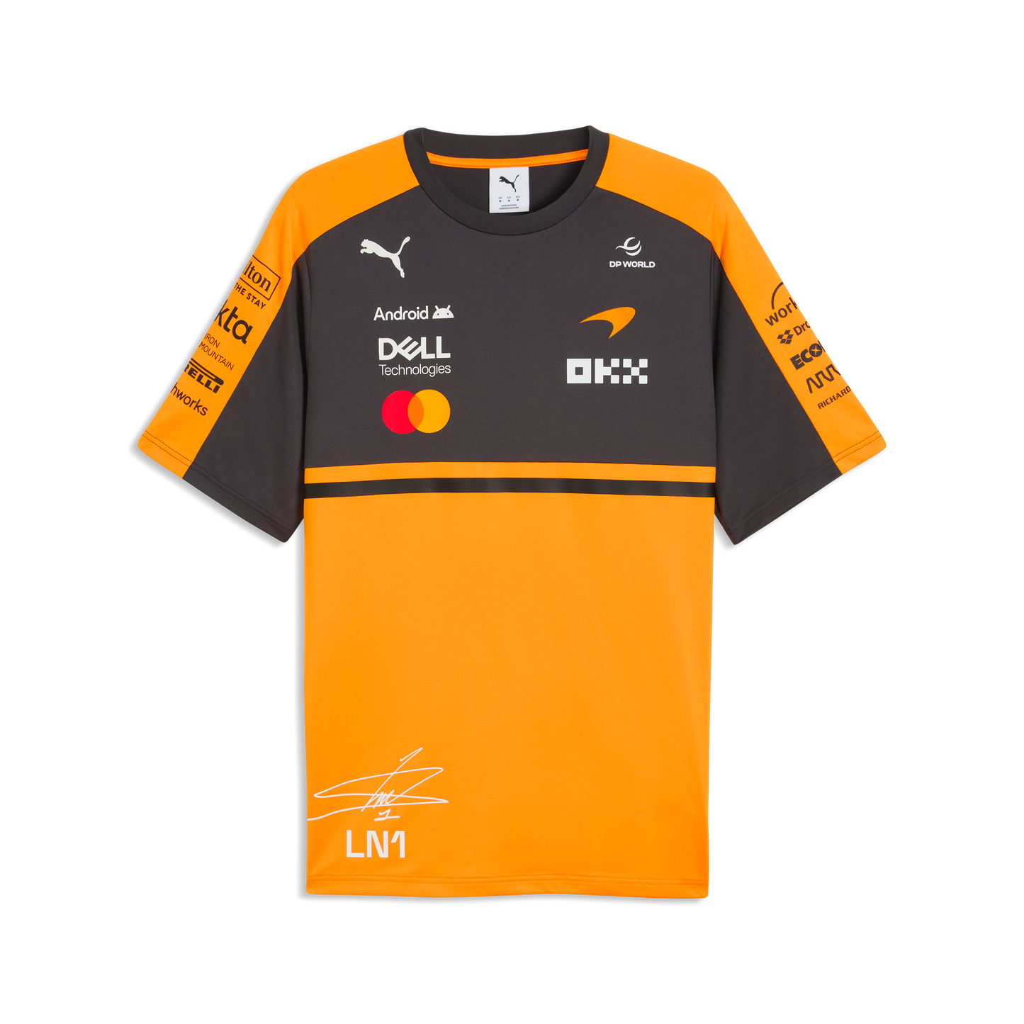 McLaren F1 2026 Team Lando Norris #1 T-Shirt Orange