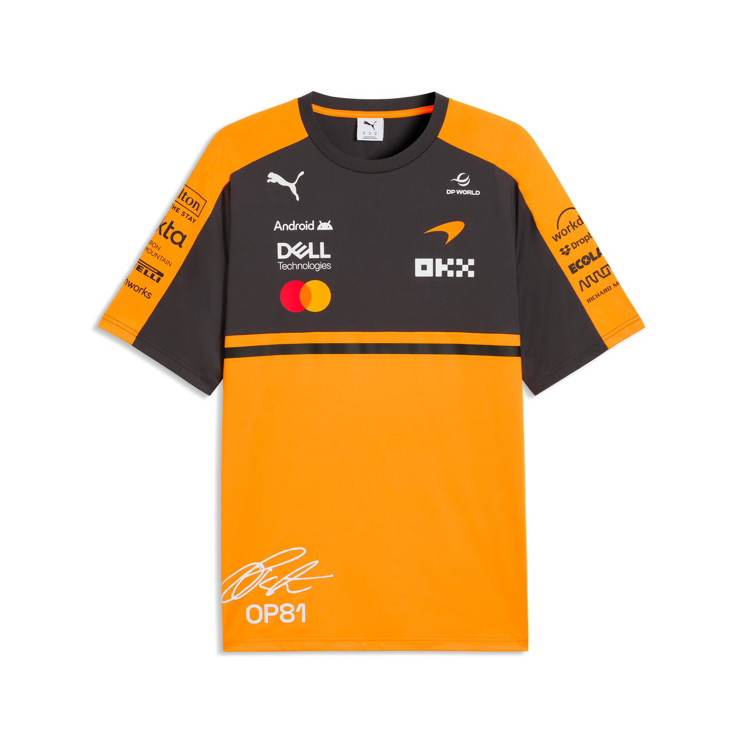 McLaren F1 2026 Team Oscar Piastri #81 T-Shirt Orange