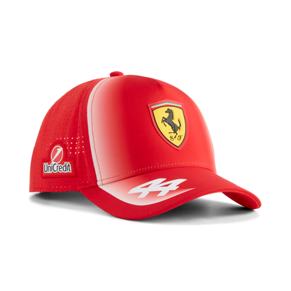 Scuderia Ferrari F1 2026 Lewis Hamilton Team Baseball Hat Red