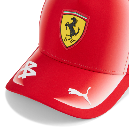 Scuderia Ferrari F1 2026 Lewis Hamilton Team Baseball Hat Red