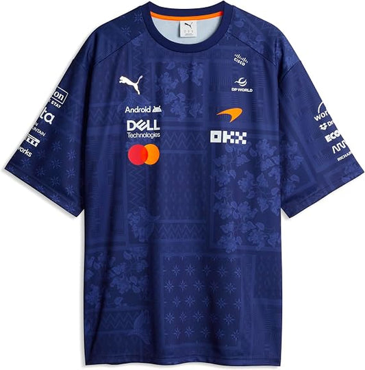McLaren Racing F1 2026 Special Edition Singapore GP Team T-Shirt Midnight Indigo
