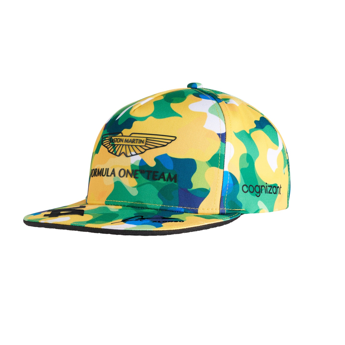 Aston Martin Cognizant F1 Ltd Ed. Fernando Alonso Brazil GP Hat Camo