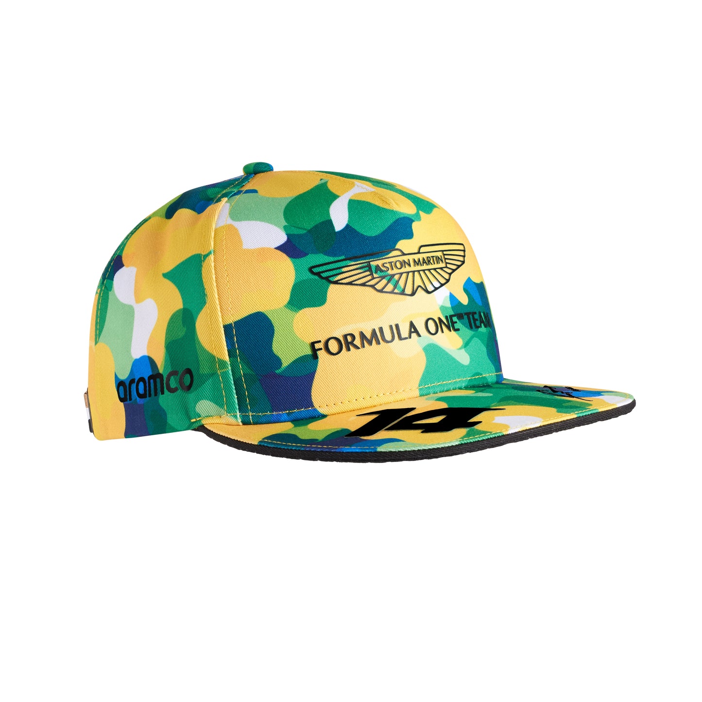 Aston Martin Cognizant F1 Ltd Ed. Fernando Alonso Brazil GP Hat Camo