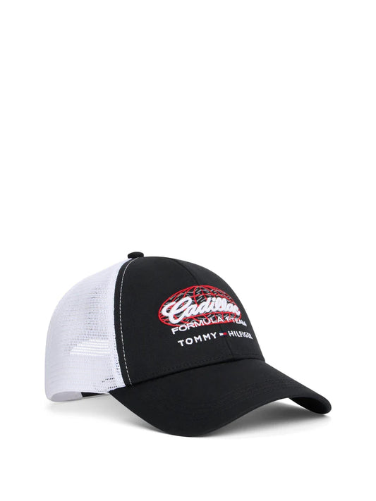 Cadillac F1 Racing Script Trucker Hat Black