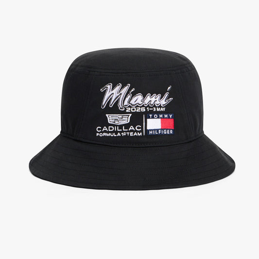 Cadillac F1 Racing 2026 Special Edition Miami GP Bucket Hat Black