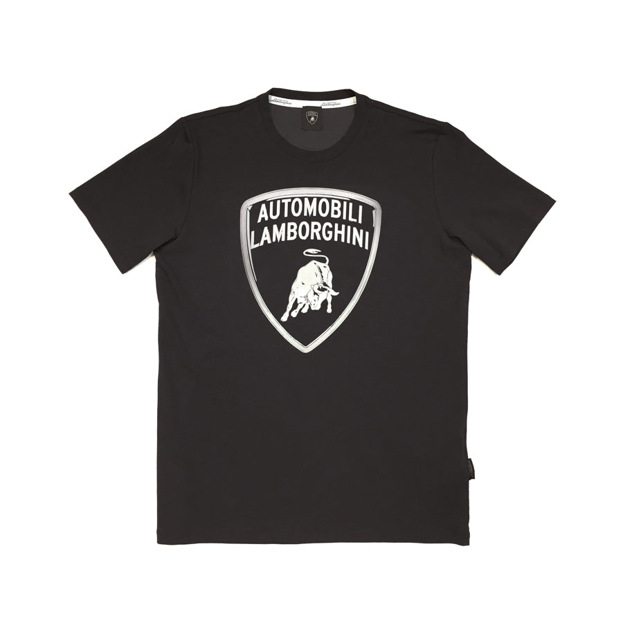 Lamborghini Men's Classic Large Bull T-Shirt Black