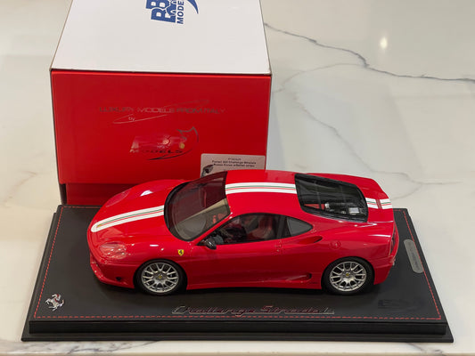 BBR 1/18 Ferrari 360 Challenge Stradale 2004 Rosso Corsa P18262A
