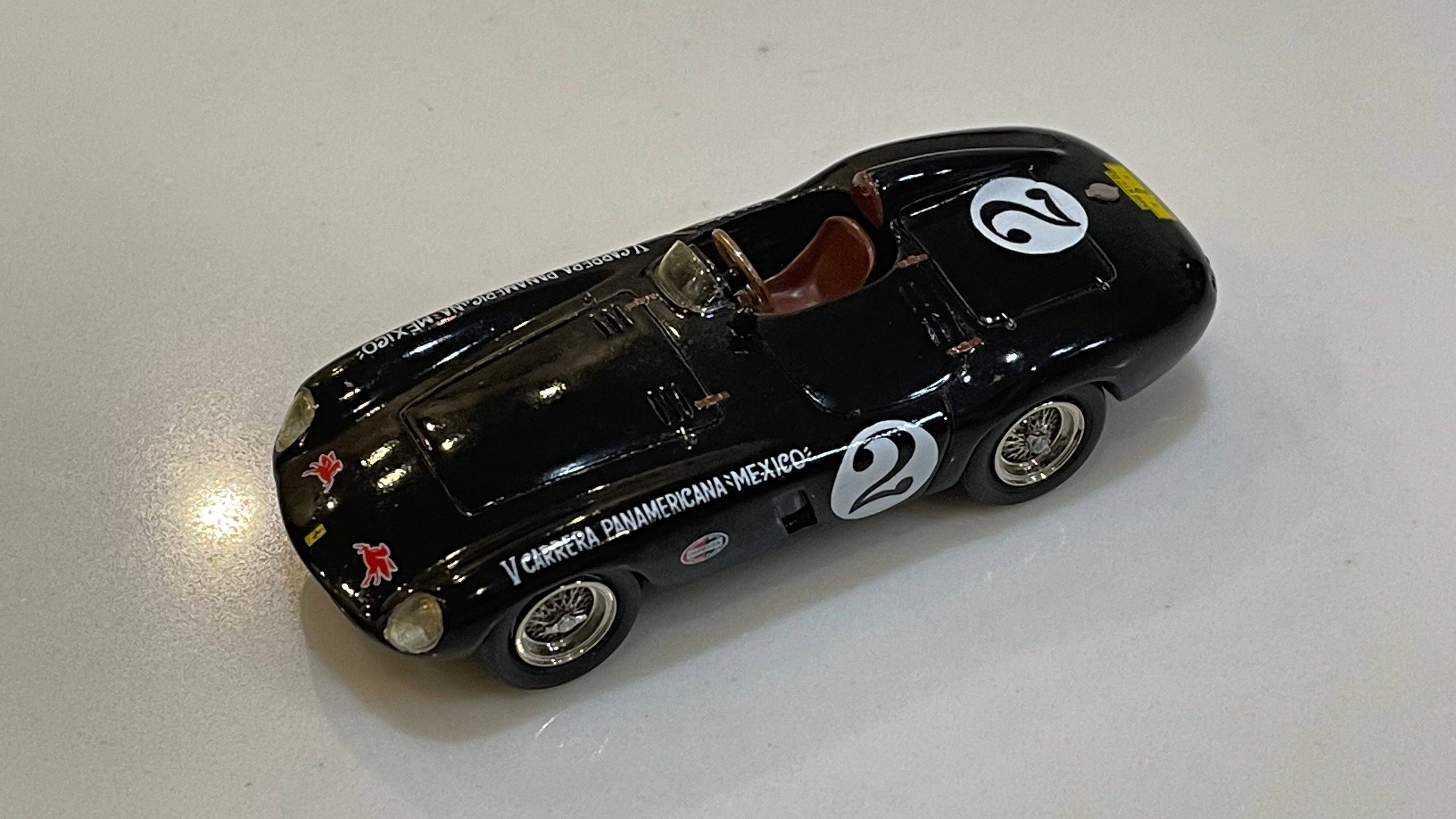 BBR 1/43 Ferrari 750 Monza Carrera V Panamericana 1954 Black No. 2 BBR15A