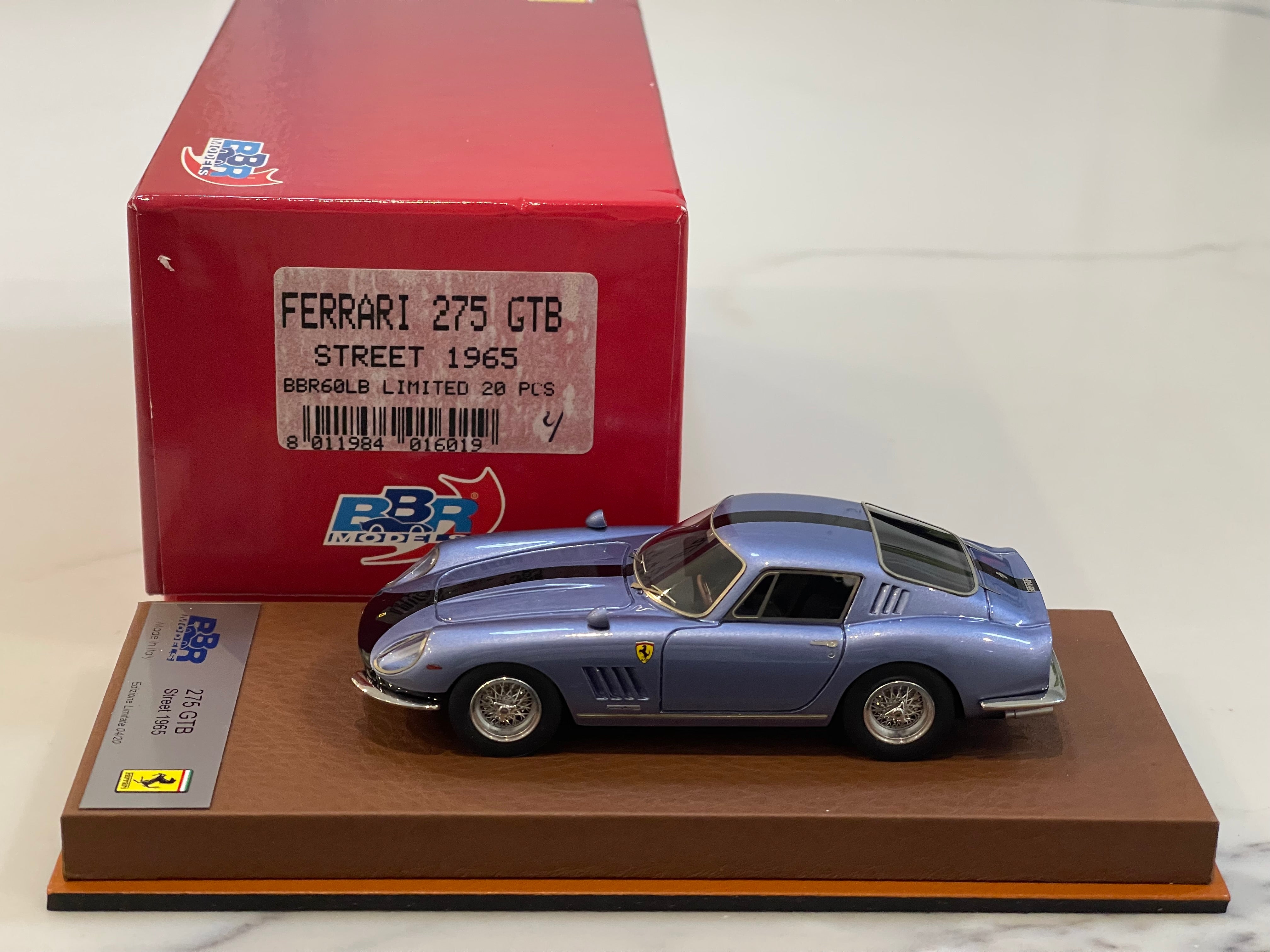 BBR 1/43 Ferrari 3275 GTB 1965 Met. Blue/Black BBR60LB