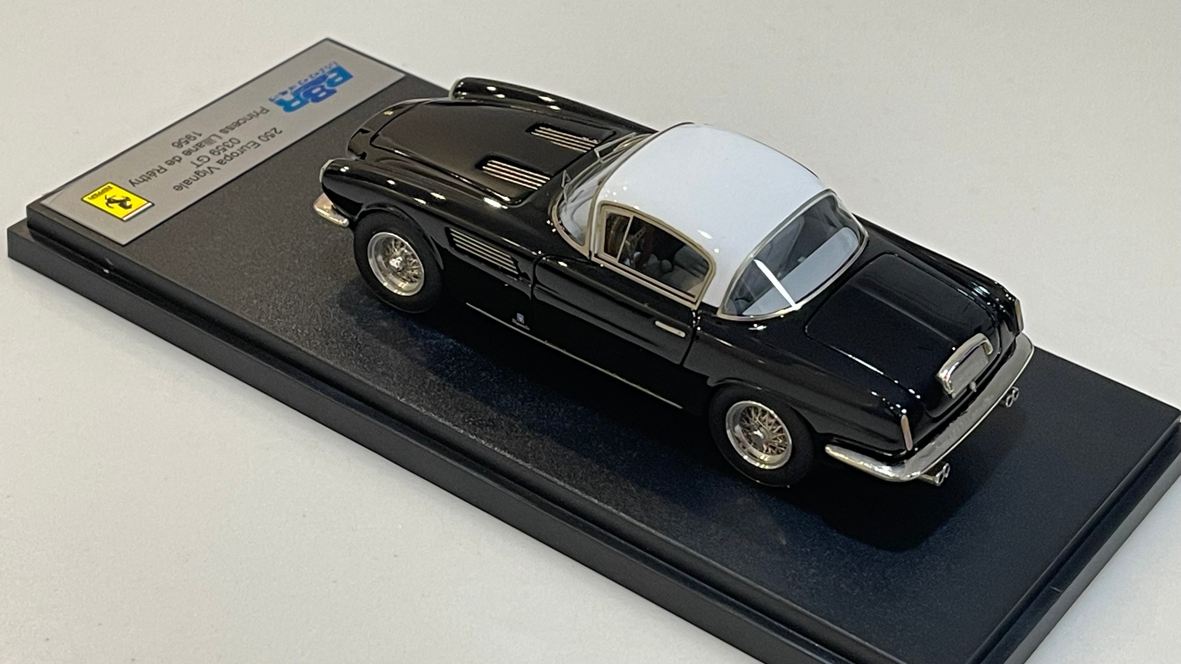 BBR 1/43 Ferrari 250 Europa Vignale 0359GT Princess Liliane De Rethy 1956 Black/White BBR105