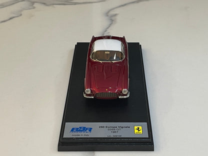 BBR 1/43 Ferrari 250 Europa Vignale 0359GT 1954 Dark Red/White BBR105D