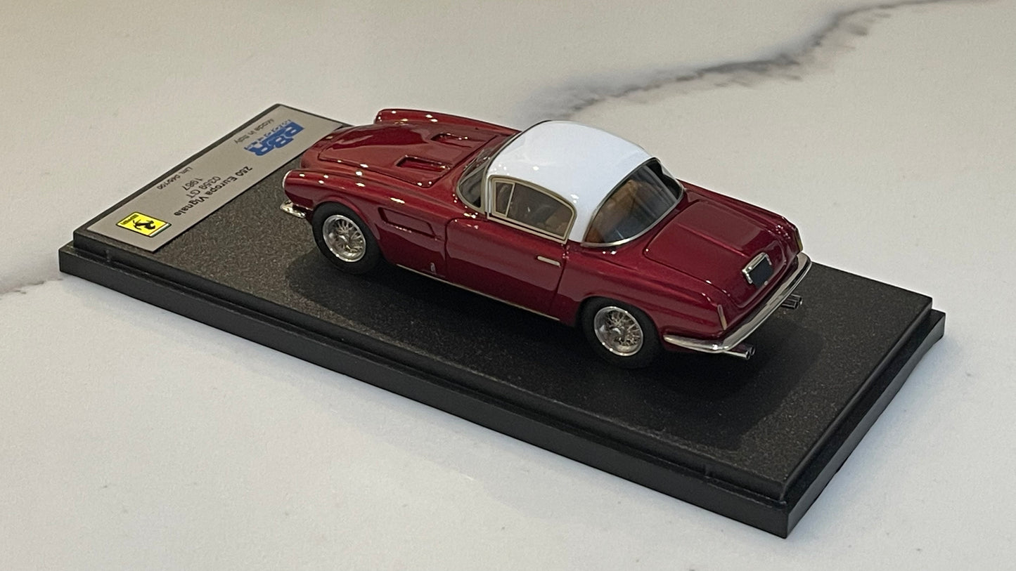BBR 1/43 Ferrari 250 Europa Vignale 0359GT 1954 Dark Red/White BBR105D