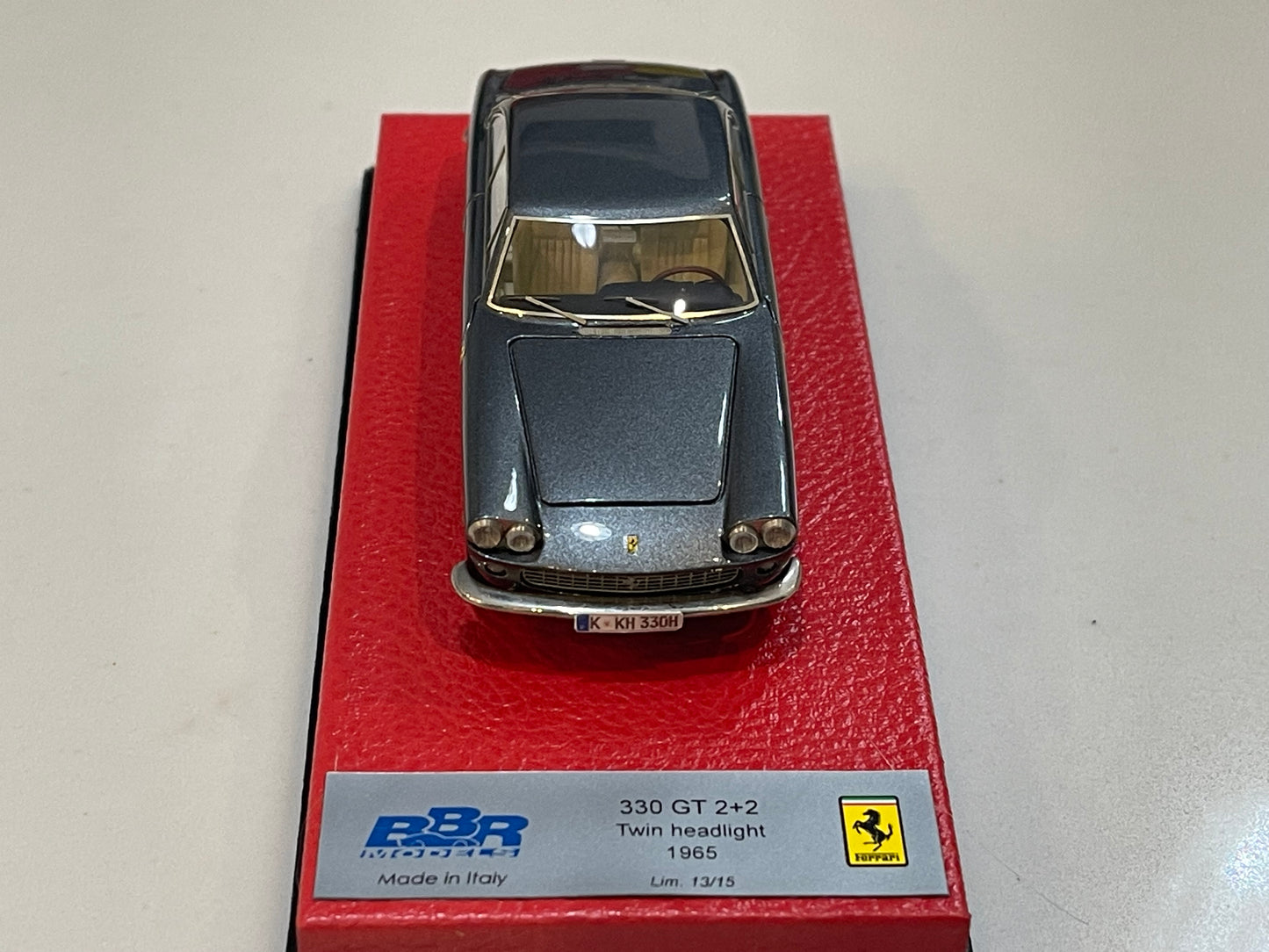 BBR 1/43 Ferrari 330 GT 2+2 5889GT 1965 Met. Grey BBR114SA