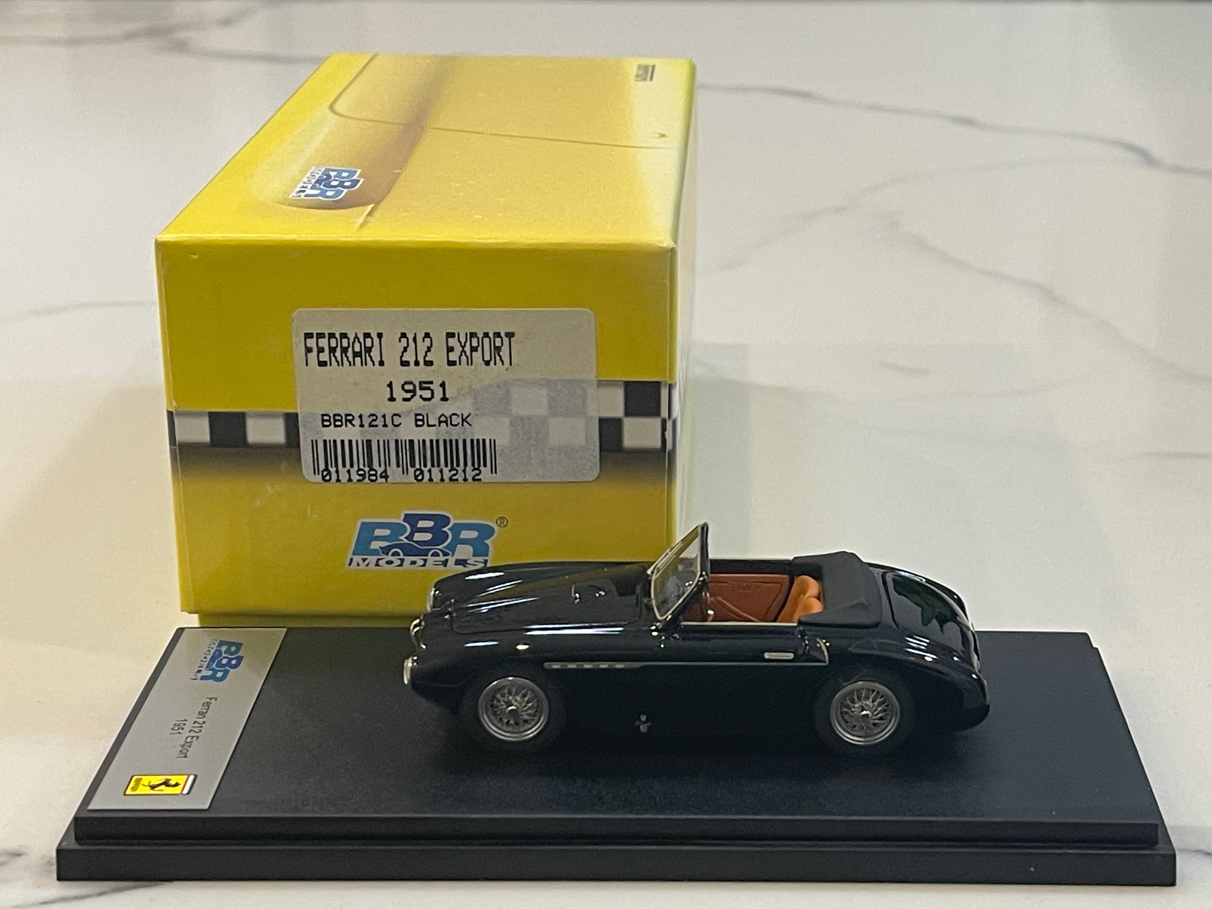 BBR 1/43 Ferrari 212 Export Cabriolet 1951 Black BBR121C