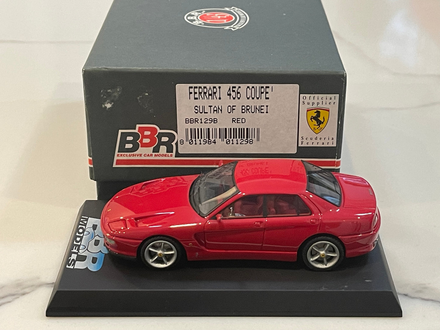 BBR 1/43 Ferrari 456 Coupe Sultan Brunei 1996 Red BBR129B
