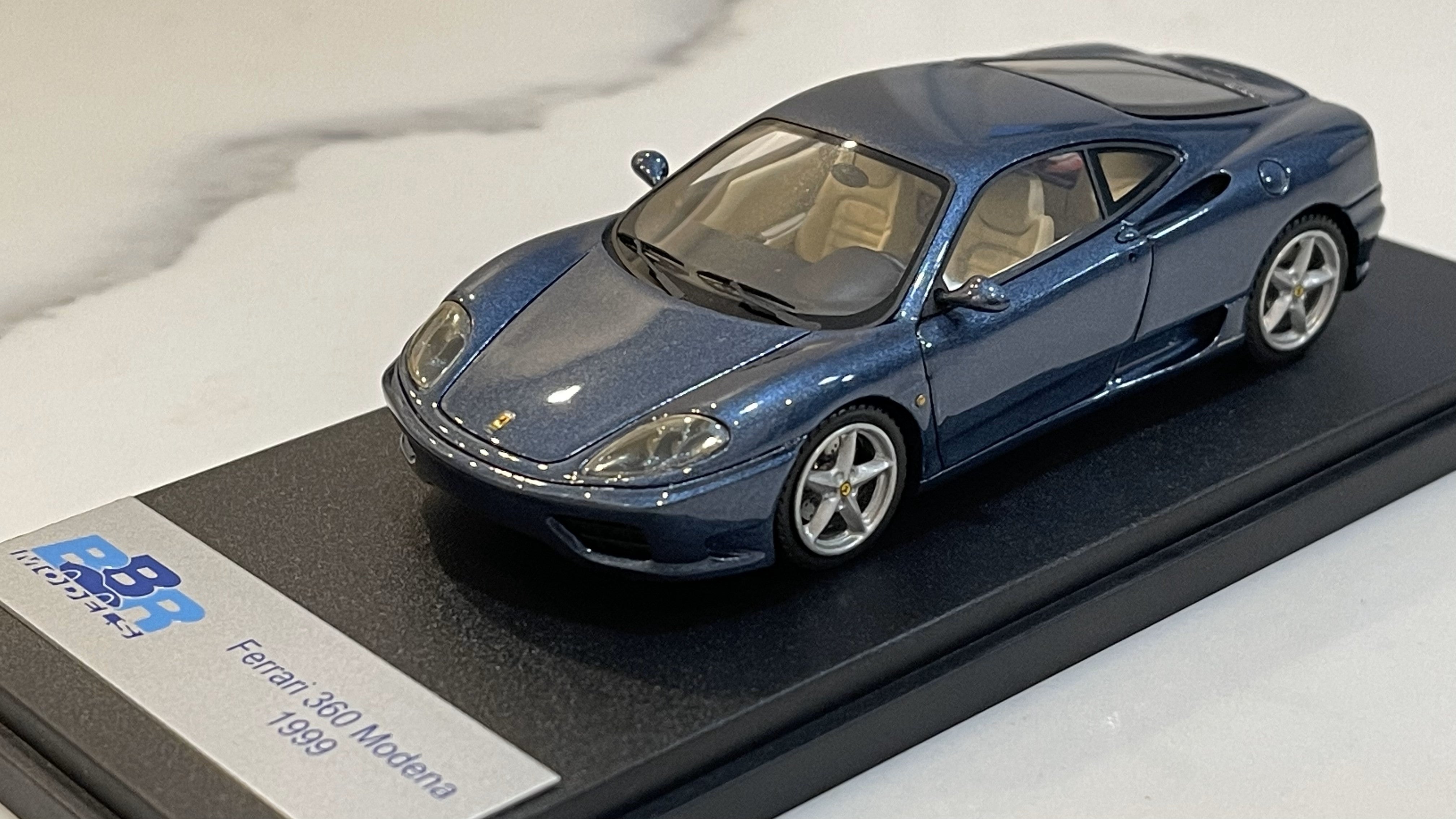 V 1:43 BBR Kit Ferrari 360 Modena Gt Metallic Blue Mint Boxed Extrêmement Rar... EUR 119,96 - FR V 1:43 BBR Kit Ferrari 360 Modena Gt Metallic Blue Mint Boxed Extrêmement Rar... EUR 119,96 - FR
